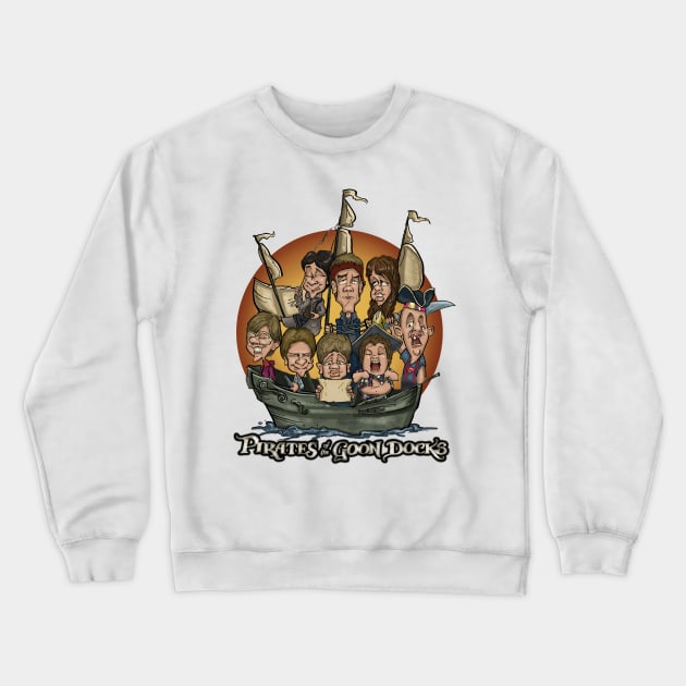 Pirates of the Goon Docks Crewneck Sweatshirt by RichNairn